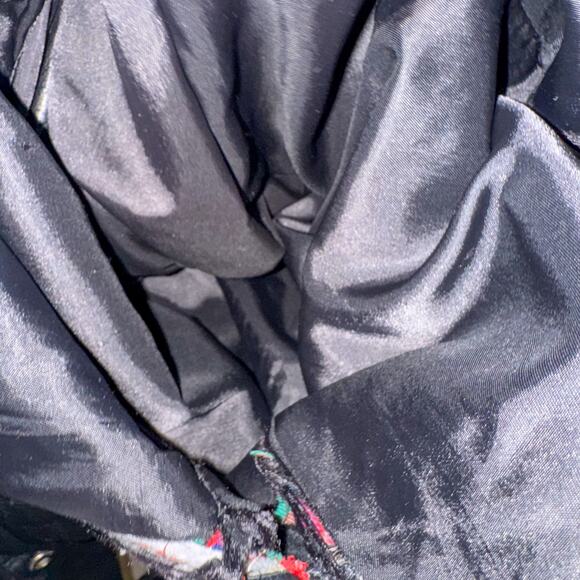 Vintage 80s/90s BERMAN'S The Leather Experts Black Leather Trench Coat - Picture 6 of 16